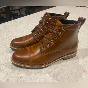 Helm Hollis Teak leather boots (men’s 9.5)